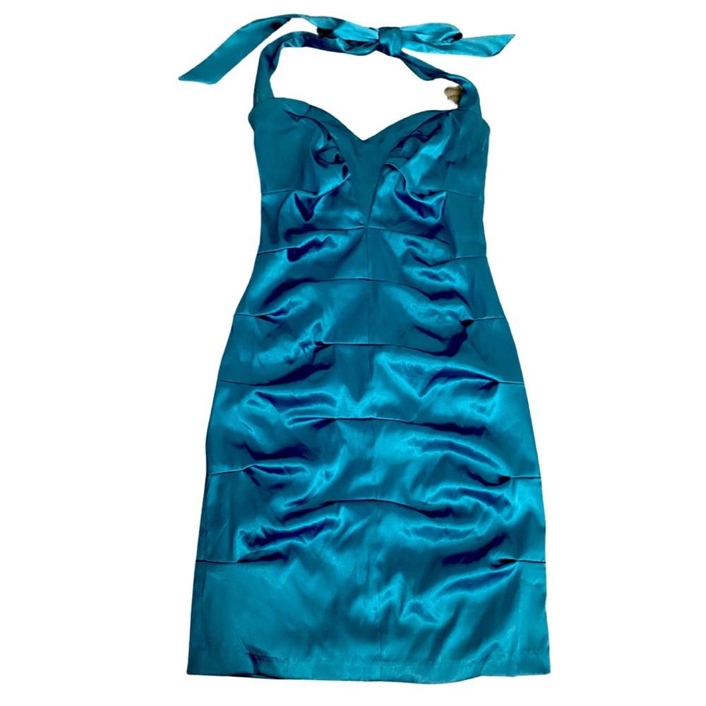 B. Darlin Blue Cocktail Mini Dress